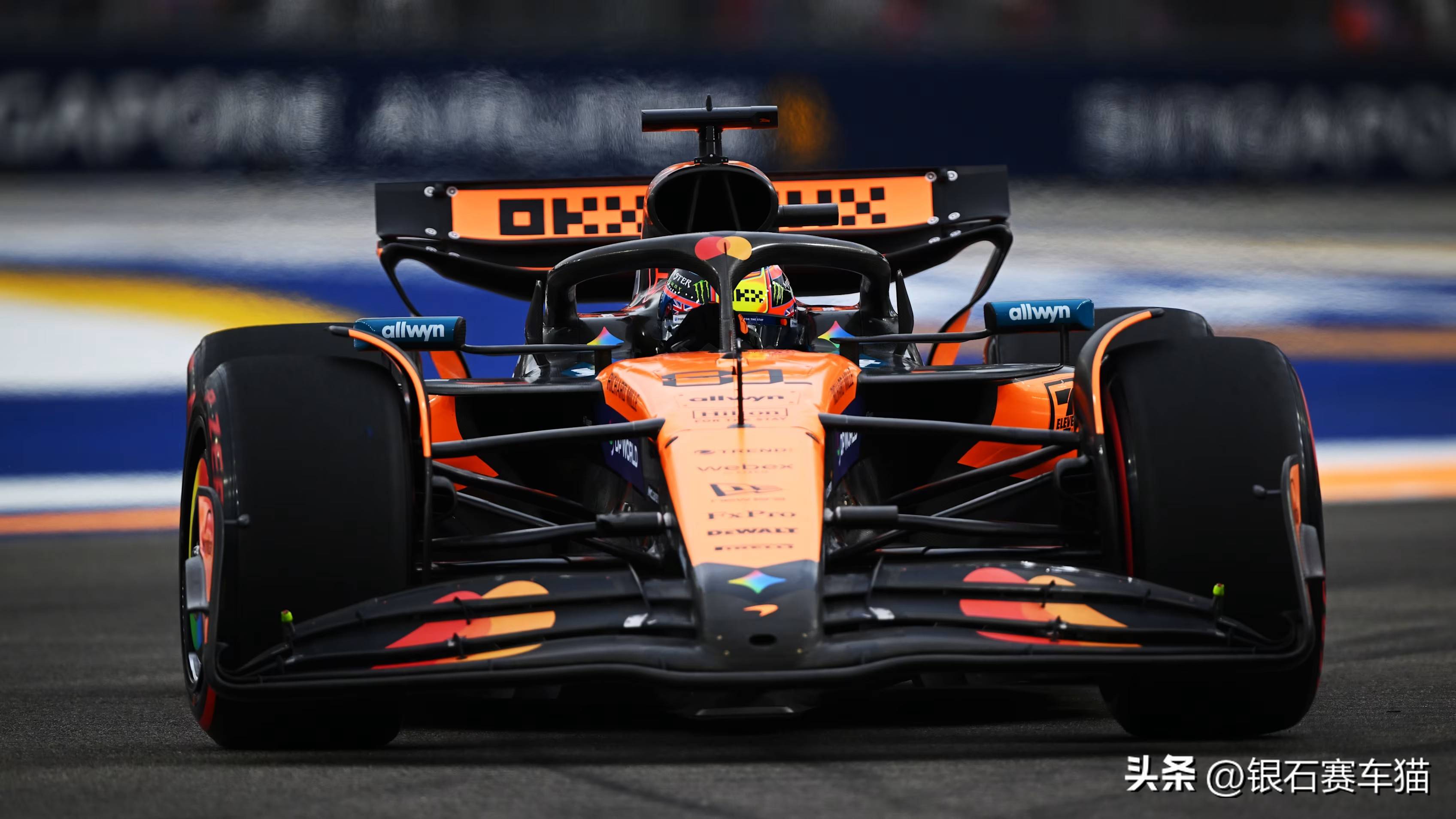 关于梅赛德斯逆转迈凯伦，塞恩斯统治全场的信息